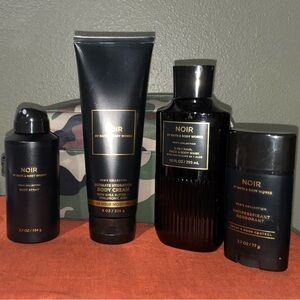 Bath & Body Works MEN’S NOIR Bundle Four Pieces + Dopp Bag